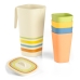 Zestaw MARTIS (dzbanek 1100 ml + 4 x kubek 350 ml)