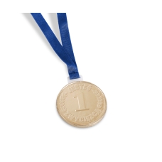 Czekoladowy medal z tasiemką
