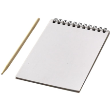 Kolorowy notatnik zdrapka z długopisem Waynon