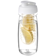 Bidon H2O Pulse® o pojemności 600 ml z wieczkiem zaciskowym z
możliwością przyrządzania wody smakowej