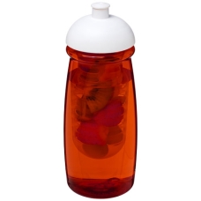 Bidon H2O Pulse® o pojemności 600 ml z wypukłym wieczkiem z możliwością
przyrządzania wody smakowej
