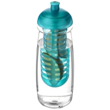 Bidon H2O Pulse® o pojemności 600 ml z wypukłym wieczkiem z możliwościąprzyrządzania wody smakowej