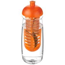 Bidon H2O Pulse® o pojemności 600 ml z wypukłym wieczkiem z możliwościąprzyrządzania wody smakowej