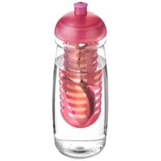Bidon H2O Pulse® o pojemności 600 ml z wypukłym wieczkiem z możliwościąprzyrządzania wody smakowej