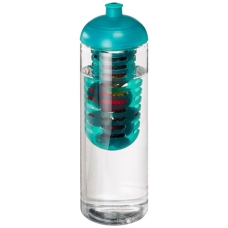 Butelka H2O Vibe z wypukłym wieczkiem o pojemności 850 ml i zaparzaczem