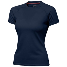 Damski T-shirt Serve z krótkim rękawem z tkaniny Cool Fit odprowadzającej wilgoć