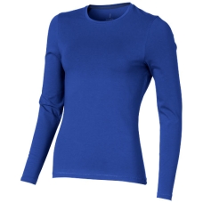 Damski T-shirt organiczny Ponoka z długim rękawem