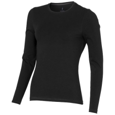 Damski T-shirt organiczny Ponoka z długim rękawem