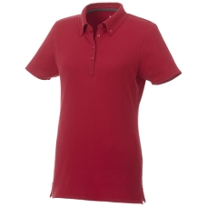 Damskie polo Atkinson z krótkim rękawem button-down