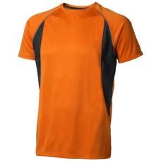 Męski T-shirt Quebec z krótkim rękawem z tkaniny Cool Fit odprowadzającej wilgoć