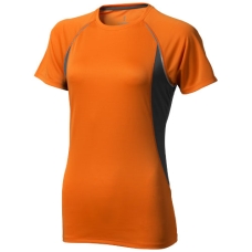 Damski T-shirt Quebec z krótkim rękawem z tkaniny Cool Fit odprowadzającej wilgoć