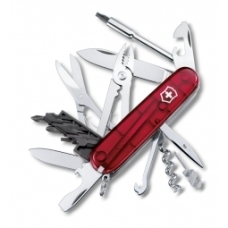 Victorinox CyberTool 34 czerwony transparentny  kolor wielokolorowy