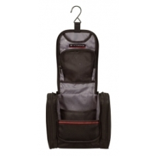 Kosmetyczka z rączką do powieszenia HANGING TOILETRY KIT, czarna  kolor czarny