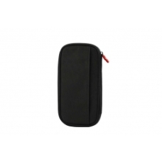 Etui podróżne TRAVEL ORGANIZER W/ RFID , czarne  kolor czarny