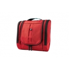 Kosmetyczka z rączką do powieszenia HANGING TOILETRY KIT, czerwona 