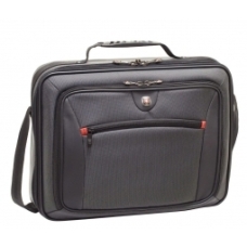 Torba na laptopa Wenger Insight, szara  kolor czarny