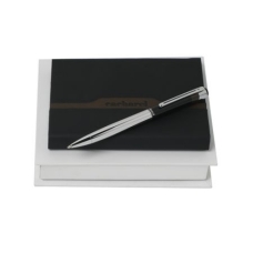 Zestaw CPBN428 - notes A6 CNM428 `London Noir` + długopis CST4054 `London Marron`