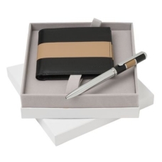 Zestaw CPBW374 – portfel CLW310 ”Caravage Beige” + długopis CSR3744 ”Caravage Beige” +