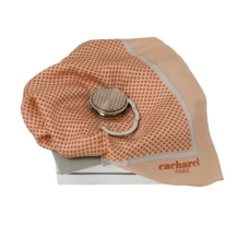 Zestaw CPFH401 - wieszak na torebkę CAH401 `Naïades Corail` + apaszka CFS401 `Naïades Corail`