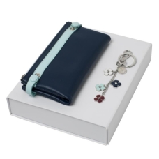Zestaw CPKL514 - brelok CAK515 Blossom + portmonetka CEL514 Tourbillon Bleu
