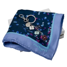 Zestaw CPKM514 - Brelok CAK515 Blossom + Apaszka CFM514 Tourbillon Bleu