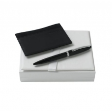Zestaw RSS4504 - etui na wizytówki RLC415 `Contraste` + długopis RSS4504 `Contraste`