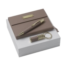 Zestaw RPBNU408 - pendrive RAU408 `Evidence Sandy Pink` + notes A6 RNM408 `Evidence Sandy Pink` + długopis RSL4084 `Evidence Leather Sandy Pink`