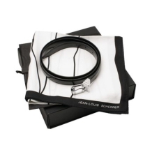 Zestaw SPAF305 - apaszka SFL304 `Lady White` + pasek SLB305 `Lady Black`