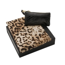 Zestaw SPFK303 - etui na klucze SEK228 `Safari` + szal SFG303 `Animal`