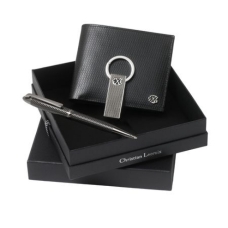 Zestaw LPBUW418 - pendrive LAU418 `Rhombe` + portfel-etui na wizytówki LLW418 `Rhombe` + długopis LSI4184 `Rhombe`