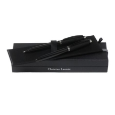 Zestaw LPRB418 - długopis LSL4184 `Rhombe Leather` + pióro kulkowe LSL4185 `Rhombe Leather`