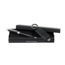 Zestaw LPUB459 - pendrive LAU424 `Layer` + długopis LST4594 `Scribal Black`