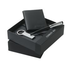 Zestaw NPBUW326 - pendrive NAU326 `Steel` + etui na karty NLC326 `Steel` + długopis NSW3814 `Orchestra Chrome`