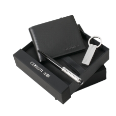 Zestaw NPBUW381 - pendrive NAU326 `Steel` + portfel NLM326 `Steel` + długopis NSW3814 `Orchestra Chrome`