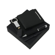Zestaw NPBUW455 - pendrive NAU420 `Partner` + portfel NLW425 `Real` + długopis NSI4554 `Real Black`