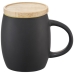 Ceramiczny kubek Hearth z drewnianym wiekiem/spodeczkiem