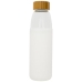 Szklany bidon z drewnianym wieczkiem Kai 540 ml