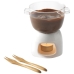 Szklany zestaw do czekoladowego fondue Belgium