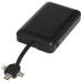 Bezprzewodowy powerbank Kano 10,000 mAh z kablem 3 w 1