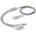 Kabel do ładowania 3 w 1 z podwójnym wejściem Versatile