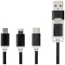 Kabel do ładowania 3 w 1 z podwójnym wejściem Versatile