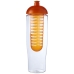 Bidon H2O Tempo® o pojemności 700 ml z wypukłym wieczkiem z
możliwością przyrządzania wody smakowej