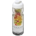 Bidon H2O Base® z wieczkiem na zacisk o pojemności 650 ml z
możliwością przyrządzania wody smakowej