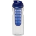 Bidon H2O Base® z wieczkiem na zacisk o pojemności 650 ml z
możliwością przyrządzania wody smakowej