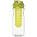 Bidon H2O Base® z wieczkiem na zacisk o pojemności 650 ml z
możliwością przyrządzania wody smakowej