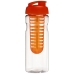 Bidon H2O Base® z wieczkiem na zacisk o pojemności 650 ml z
możliwością przyrządzania wody smakowej