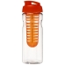 Bidon H2O Base® z wieczkiem na zacisk o pojemności 650 ml z
możliwością przyrządzania wody smakowej