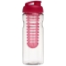 Bidon H2O Base® z wieczkiem na zacisk o pojemności 650 ml z
możliwością przyrządzania wody smakowej