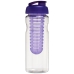 Bidon H2O Base® z wieczkiem na zacisk o pojemności 650 ml z
możliwością przyrządzania wody smakowej