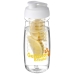 Bidon H2O Pulse® o pojemności 600 ml z wieczkiem zaciskowym z
możliwością przyrządzania wody smakowej